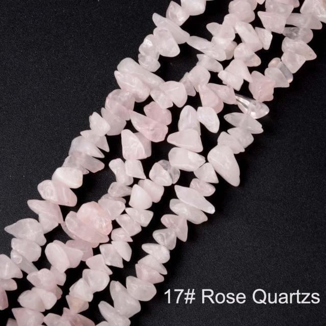 Irregular Freeform Chip Gravel Beads Natural Stone Amethysts Tiger Eye Beads For Jewelry Making 3-5-8-12mm Diy Necklace 16inches