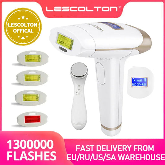 Lescolton IPL Laser Epilator 1300000 Pulses Hair Removal LCD Display Machine T009i Permanent Bikini Trimmer Electric depilador