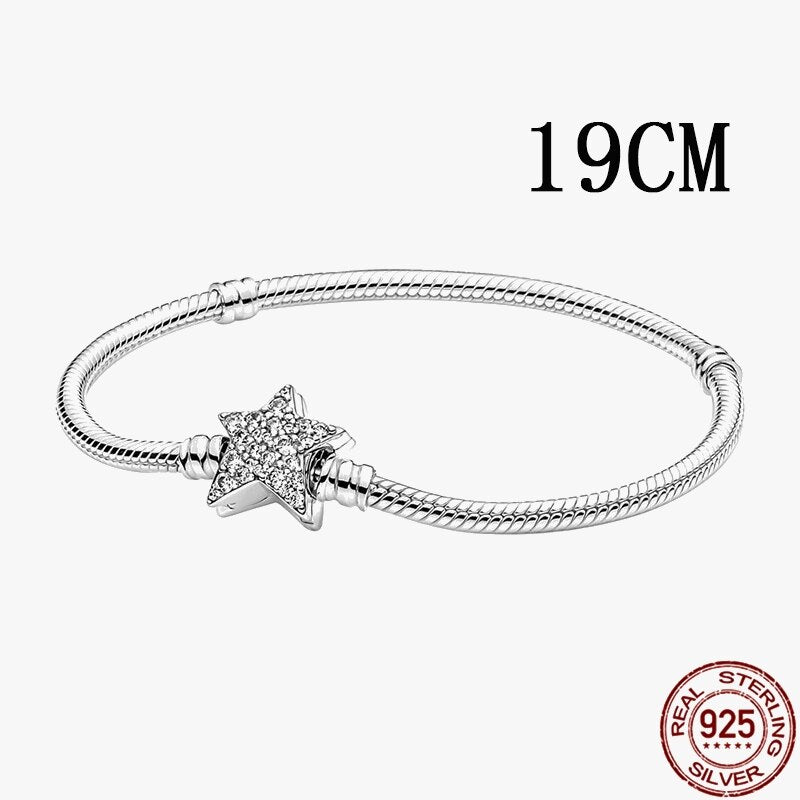 925 Sterling Silver Galaxy Star Charm Cosmic Beads Fit Original Pandora Bracelet DIY Fashion Jewelry Women's Pendant Jewelry