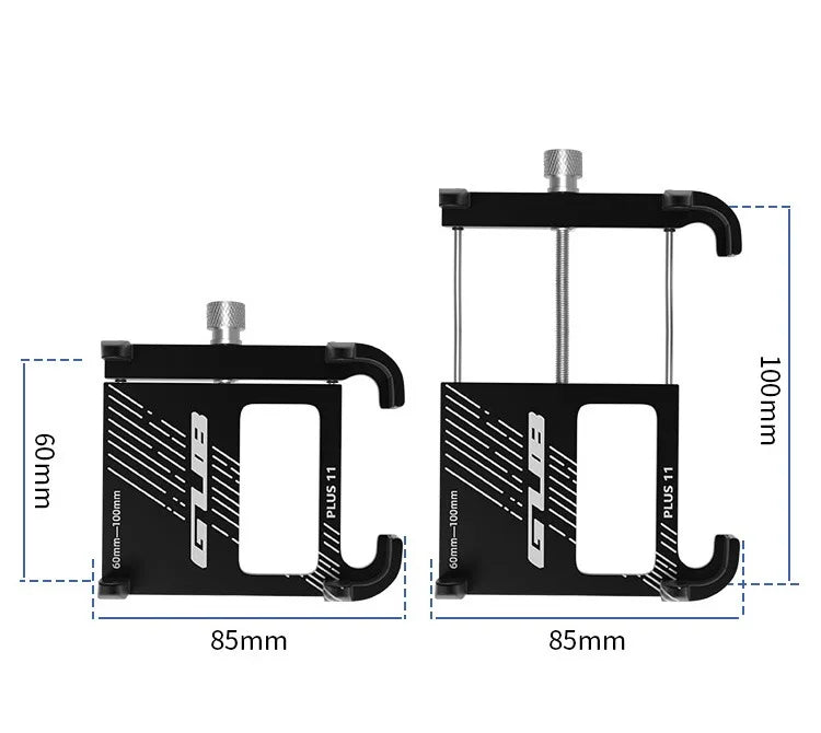 GUB PLUS11 Bicycle Motorcycle Phone Mount Aluminum Alloy Bike Phone Holder with 360° Rotation Adjustable 4 to 6.8 Inch Phone GPS