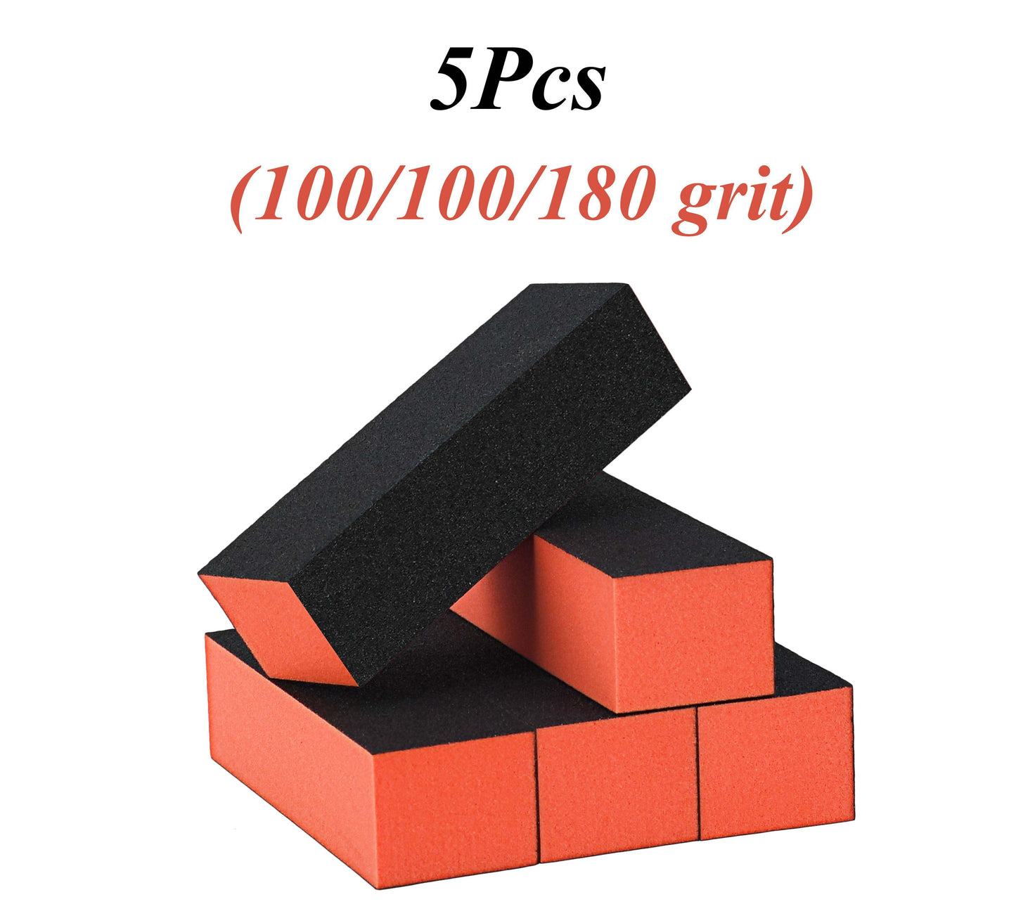 5/10/15Pcs Nail Art Buffers Sanding Sponge Buffer Block Fingernail Grinding Pad Polish Acrylic Nail File Manicure Pedicure Tools