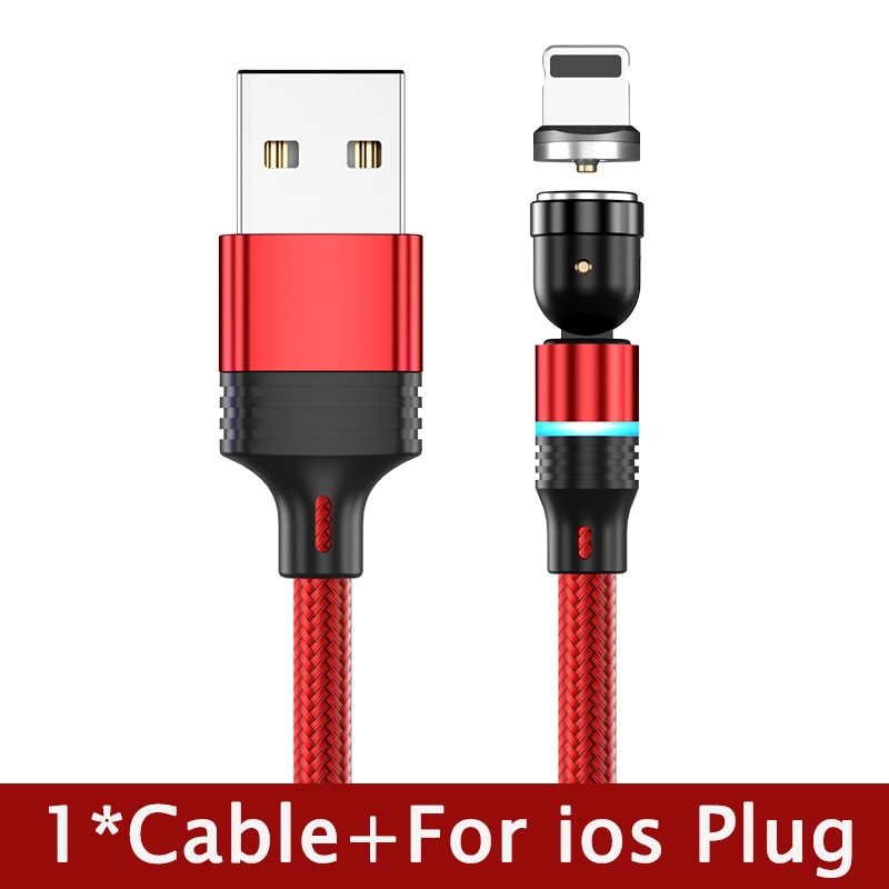 Hot Selling 540° Rotate Magnetic USB Cable Fast Type C Cable Data Charge Micro USB Cable For iPhone 11 Pro Xs X Samsung Xiaomi