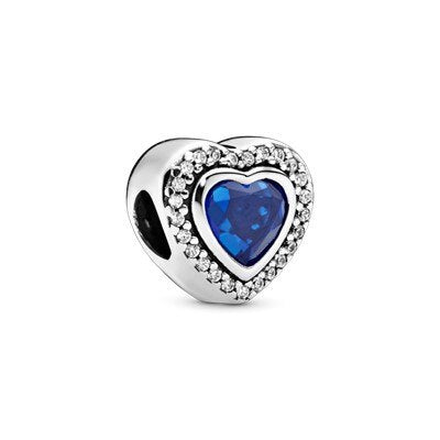 Hot selling blue series beads 925 sterling silver snowflake pumpkin car pendant fit original Pandora bracelet DIY gift