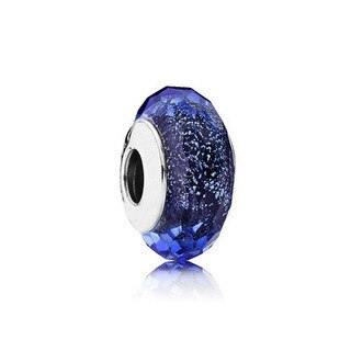 Hot selling blue series beads 925 sterling silver snowflake pumpkin car pendant fit original Pandora bracelet DIY gift