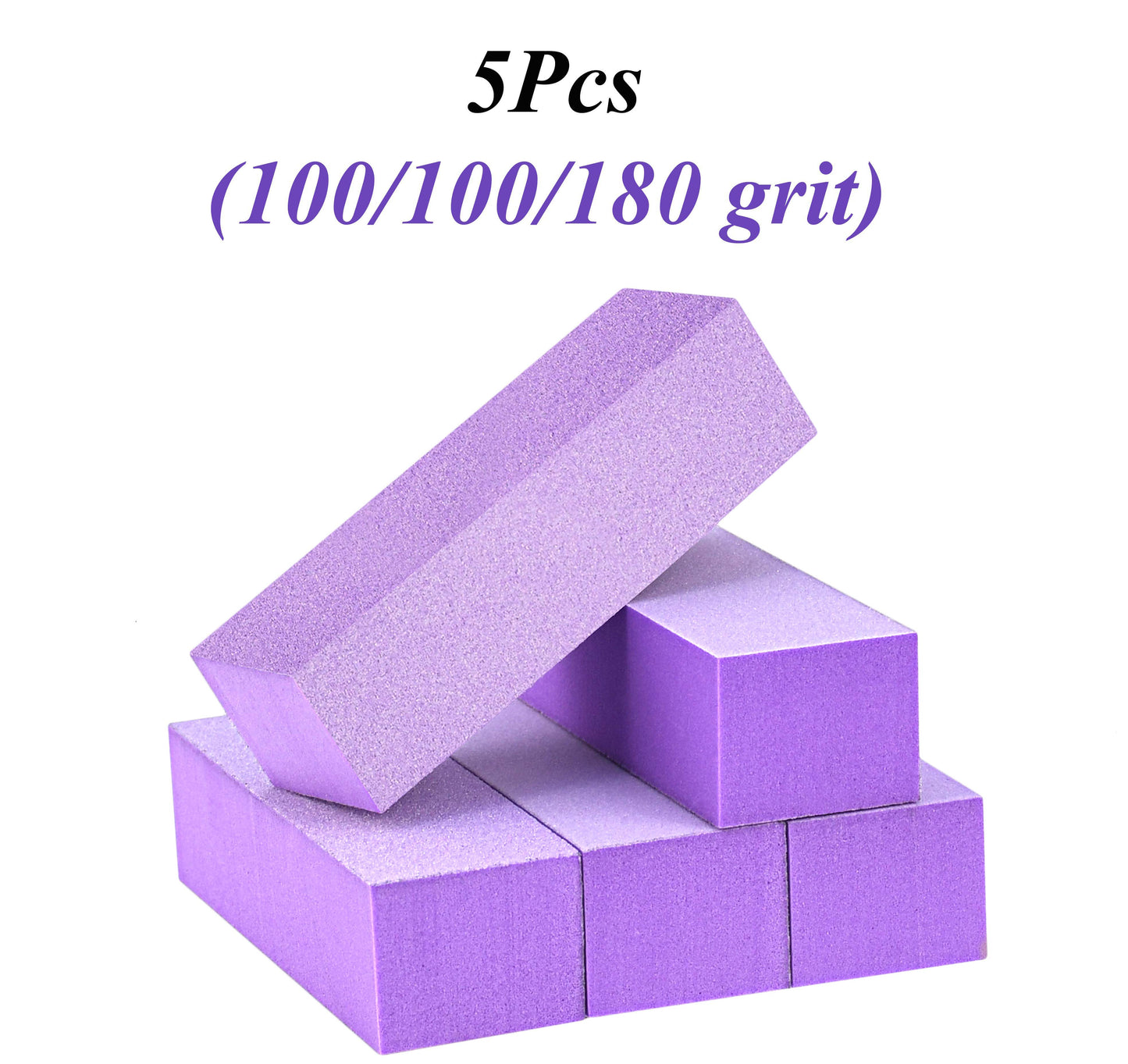 5/10/15Pcs Nail Art Buffers Sanding Sponge Buffer Block Fingernail Grinding Pad Polish Acrylic Nail File Manicure Pedicure Tools