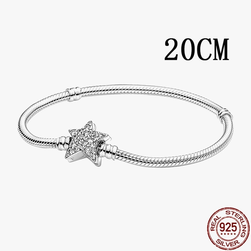 925 Sterling Silver Galaxy Star Charm Cosmic Beads Fit Original Pandora Bracelet DIY Fashion Jewelry Women's Pendant Jewelry