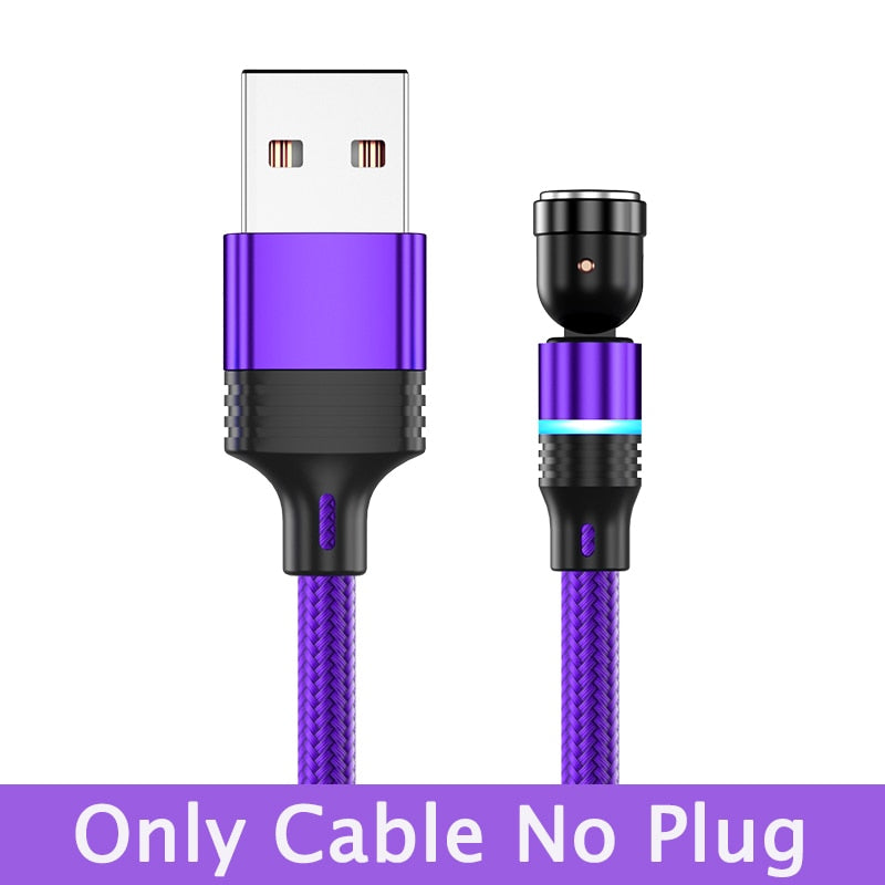 Hot Selling 540° Rotate Magnetic USB Cable Fast Type C Cable Data Charge Micro USB Cable For iPhone 11 Pro Xs X Samsung Xiaomi