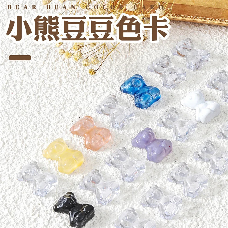 120/24pcs Nail Polish Display Table With Stickers Dot Flat Bottom Color Card Nail Display Board Bean Salon UV Gel Showing Shelf