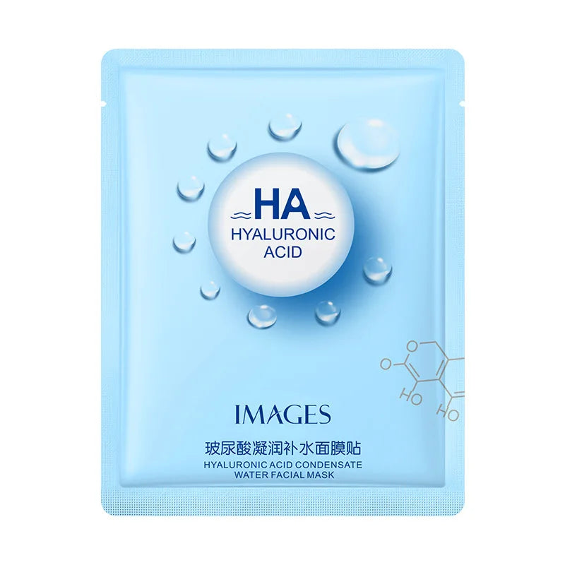 15Pcs BIOAQUA Fresh Fruit Face Mask Snail Hyaluronic Acid Hydrating Firming Skincare Sheet Masks Facial Mask Korean Cosmetics