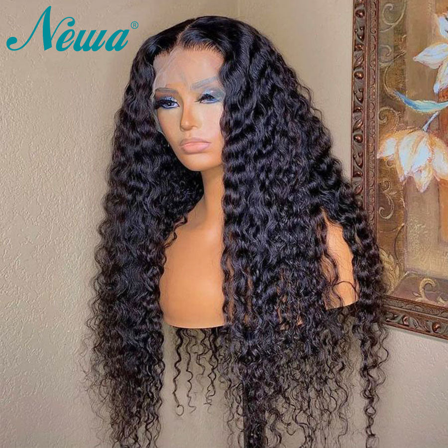 Human Hair Lace Frontal Wig 360 Full Lace Wig Kinky Curly Human Hair Wigs For Women Glueless Lace Front Wig Pre Plucked Bob Wigs