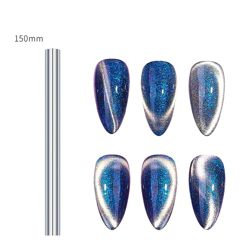 Cat Eye Magnetic Cylindrical Stick Strong Effect UV Gel Line Strip Magnetic Board Magnetic Pen For Magnetic Gel Nail Polish Tool