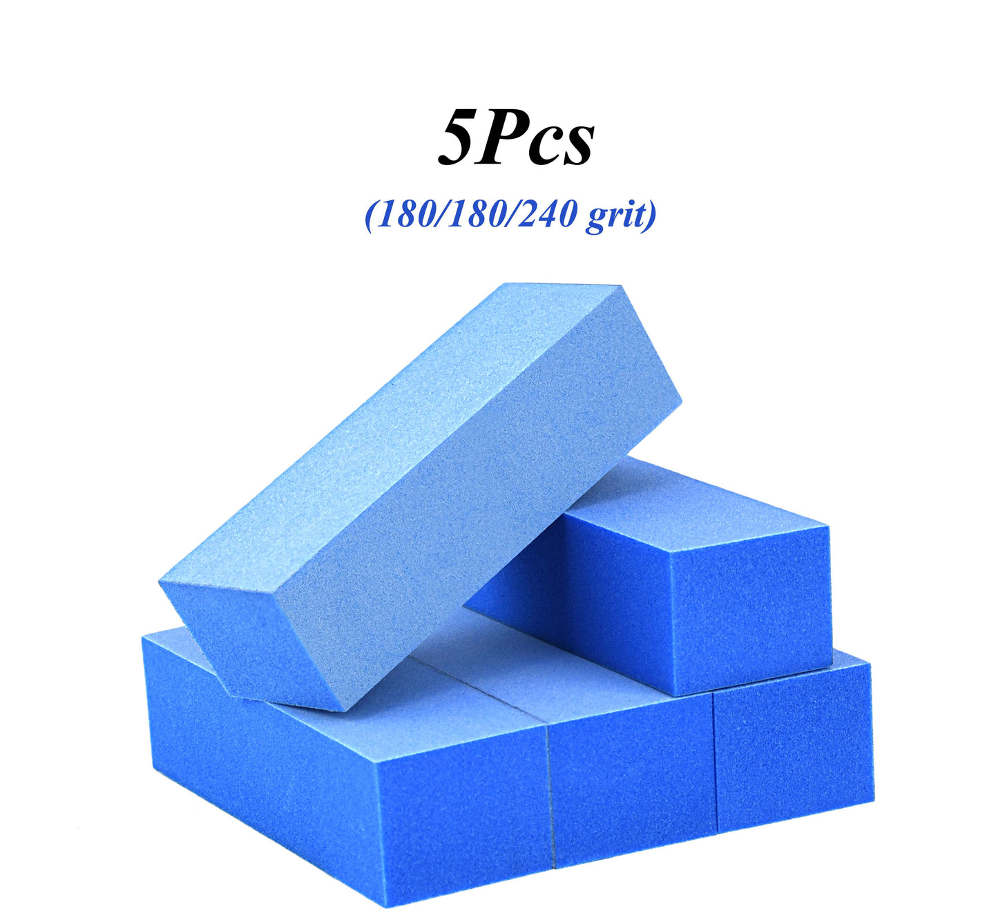 5/10/15Pcs Nail Art Buffers Sanding Sponge Buffer Block Fingernail Grinding Pad Polish Acrylic Nail File Manicure Pedicure Tools