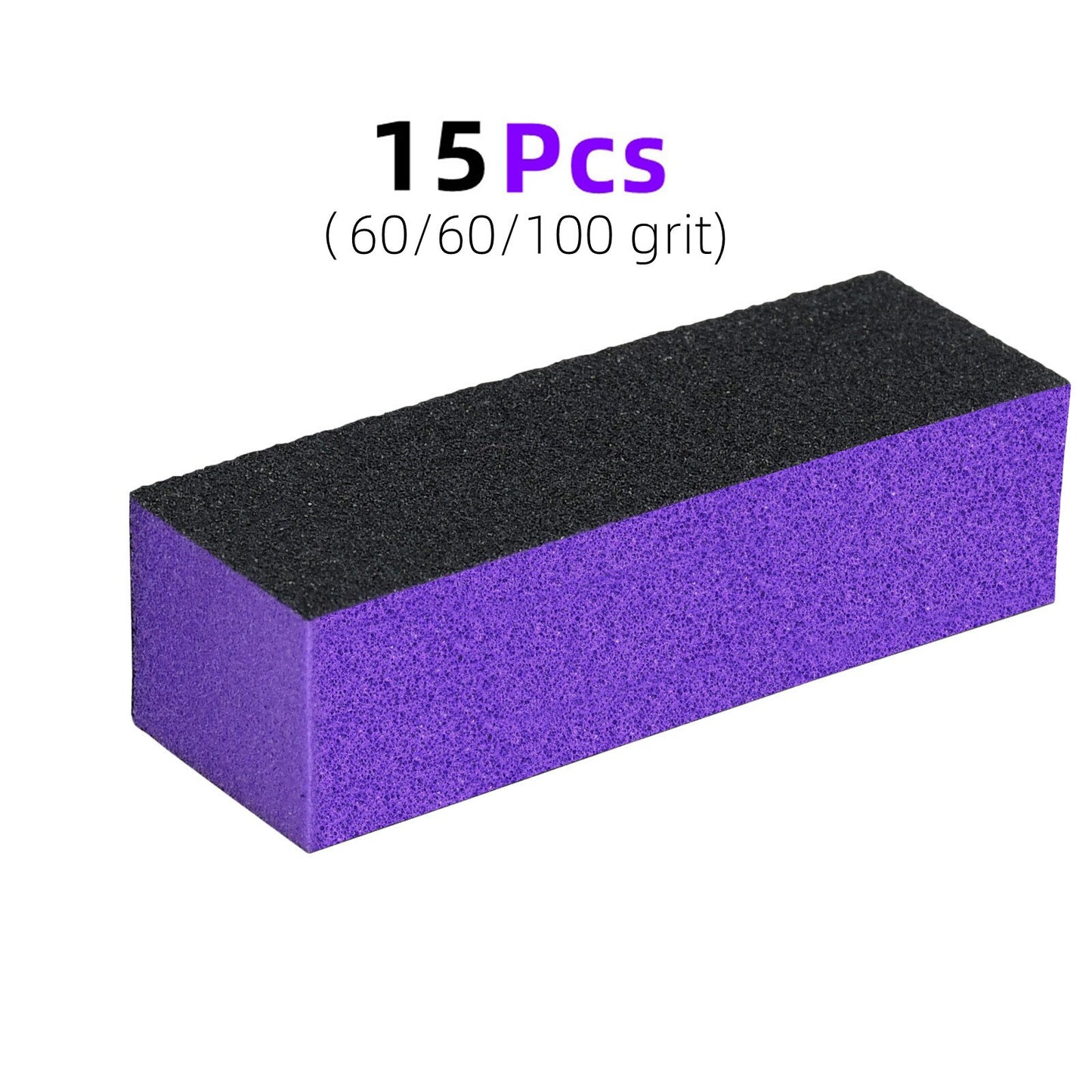 5/10/15Pcs Nail Art Buffers Sanding Sponge Buffer Block Fingernail Grinding Pad Polish Acrylic Nail File Manicure Pedicure Tools