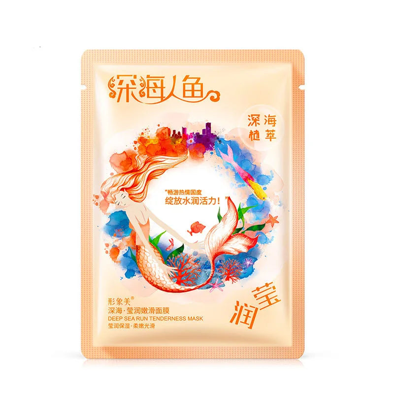 15Pcs BIOAQUA Fresh Fruit Face Mask Snail Hyaluronic Acid Hydrating Firming Skincare Sheet Masks Facial Mask Korean Cosmetics