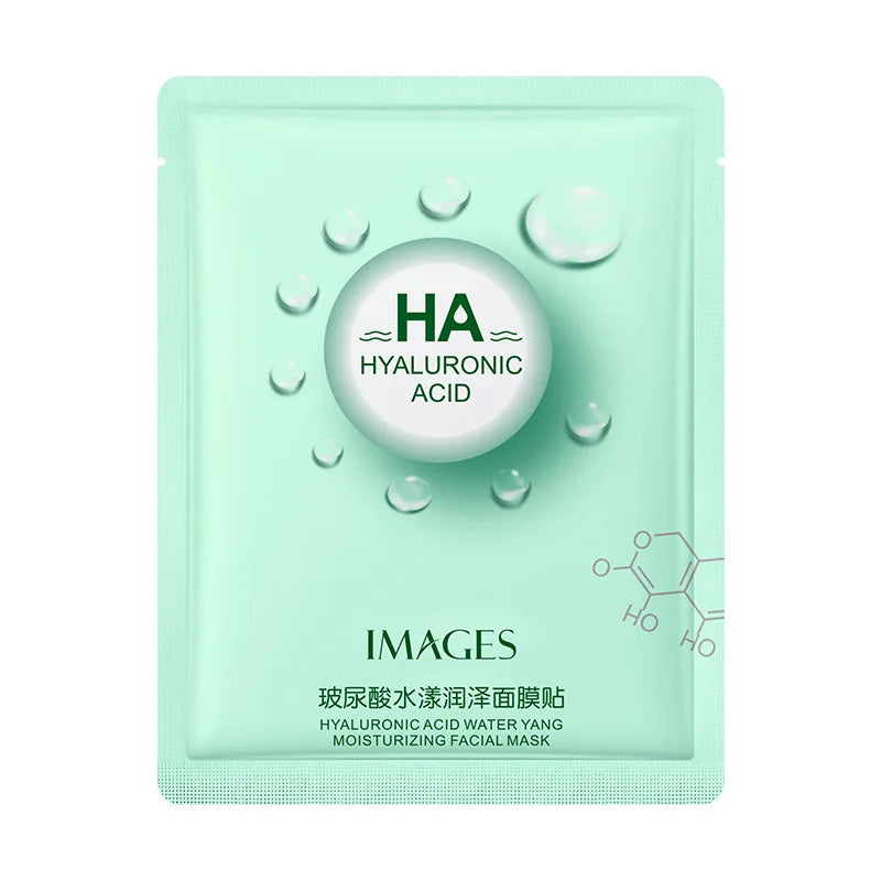 15Pcs BIOAQUA Fresh Fruit Face Mask Snail Hyaluronic Acid Hydrating Firming Skincare Sheet Masks Facial Mask Korean Cosmetics