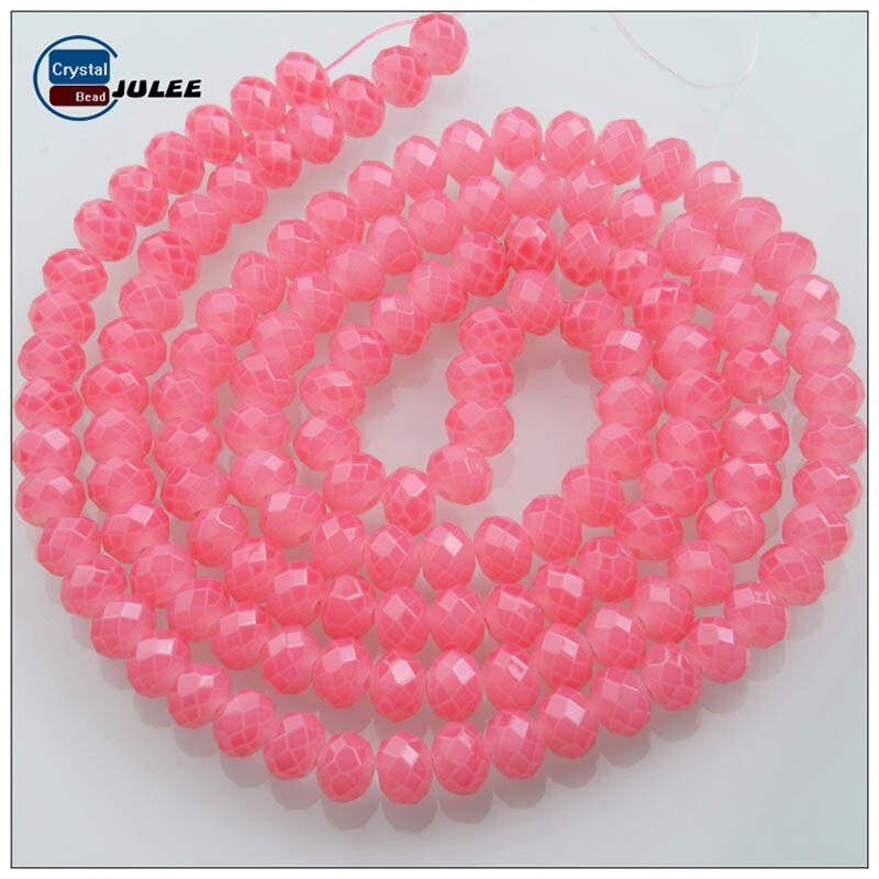 Jewelry Making Beads Multicolor 8mm Rondelle Loose Beads Wholesale Crystal Glass Beads