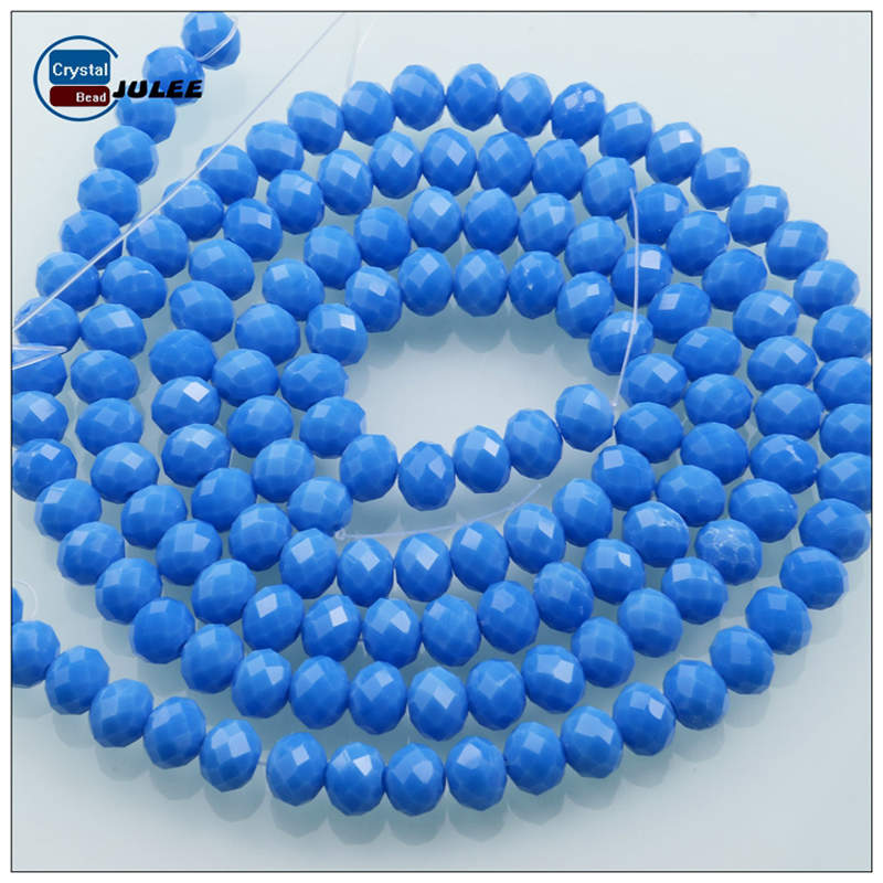 Jewelry Making Beads Multicolor 8mm Rondelle Loose Beads Wholesale Crystal Glass Beads