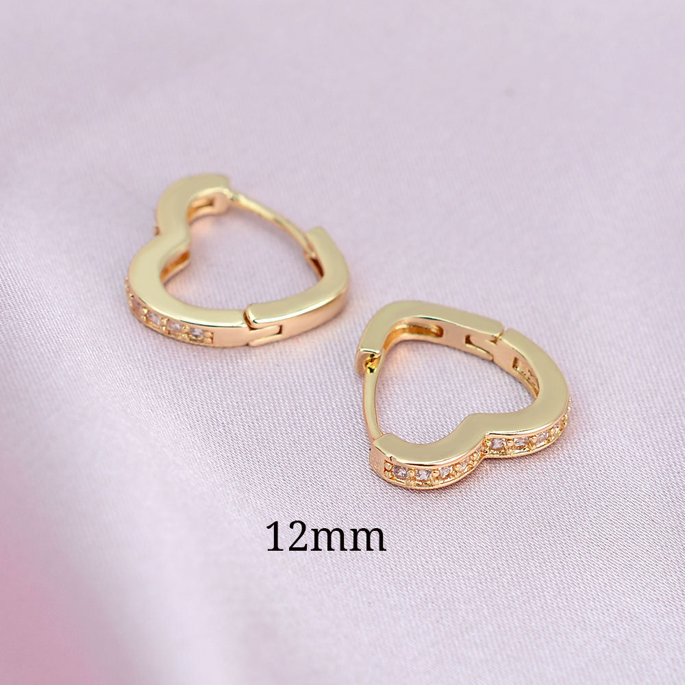 2 Pcs Rainbow Little Huggies Hoop Earrings Girl Tiny Rings Cartilage Small Helix Piercing Conch Earlobe Tragus Circle Men Hoops