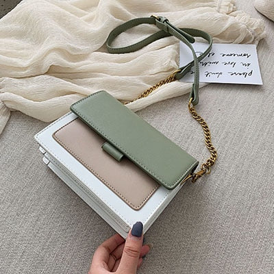 Mini Leather Crossbody Bags For Women 2022 Chain Shoulder Simple Lady Travel Long Belt Purses And Handbags Cross Body Tiny