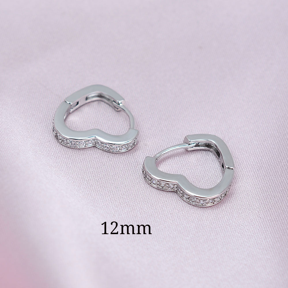 2 Pcs Rainbow Little Huggies Hoop Earrings Girl Tiny Rings Cartilage Small Helix Piercing Conch Earlobe Tragus Circle Men Hoops