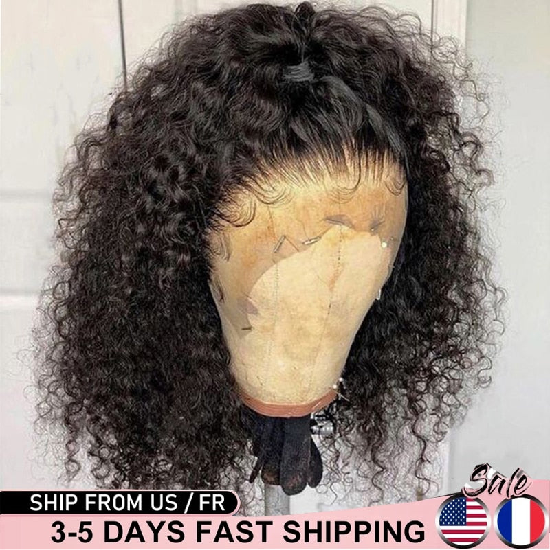 Curly Human Hair Wigs BEAUDIVA 13x1 Lace Part Wig Kinky Curly Wig Preplucked with Baby Hair Remy For Women 4x4 Curly Closure Wig