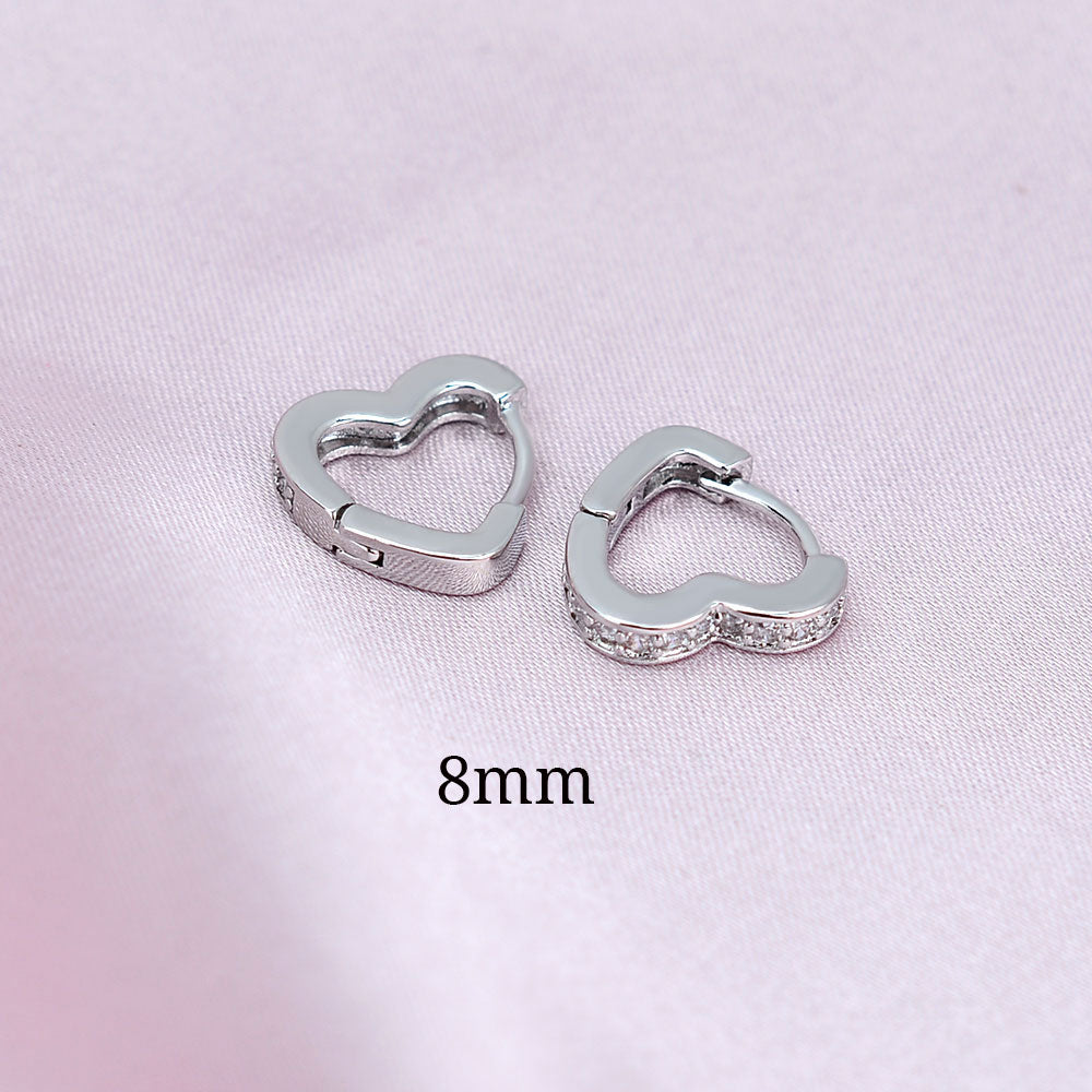 2 Pcs Rainbow Little Huggies Hoop Earrings Girl Tiny Rings Cartilage Small Helix Piercing Conch Earlobe Tragus Circle Men Hoops