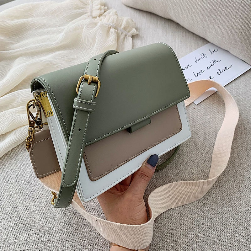 Mini Leather Crossbody Bags For Women 2022 Chain Shoulder Simple Lady Travel Long Belt Purses And Handbags Cross Body Tiny