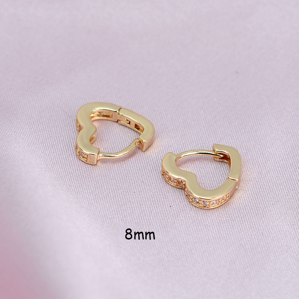 2 Pcs Rainbow Little Huggies Hoop Earrings Girl Tiny Rings Cartilage Small Helix Piercing Conch Earlobe Tragus Circle Men Hoops