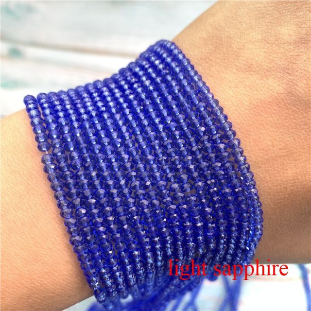 40 colors available 1strand 2X3mm/3X4mm/4X6mm crystal rondelle beads crystal beads glass beads for jewelry making diy