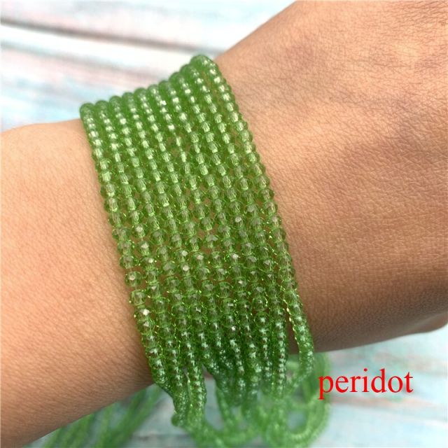 40 colors available 1strand 2X3mm/3X4mm/4X6mm crystal rondelle beads crystal beads glass beads for jewelry making diy