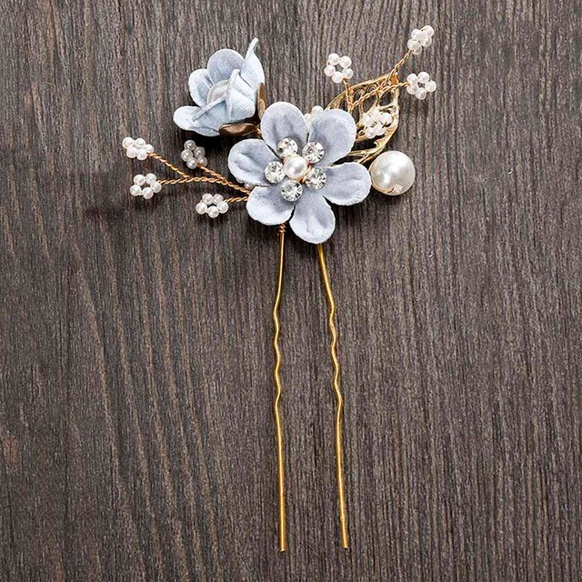 MOLANS Luxury Hairpin For Women Hair Combs Headdress Prom Bridal Wedding Crown Elegant Hair Accessories Gold Leaves Headwear 1PC