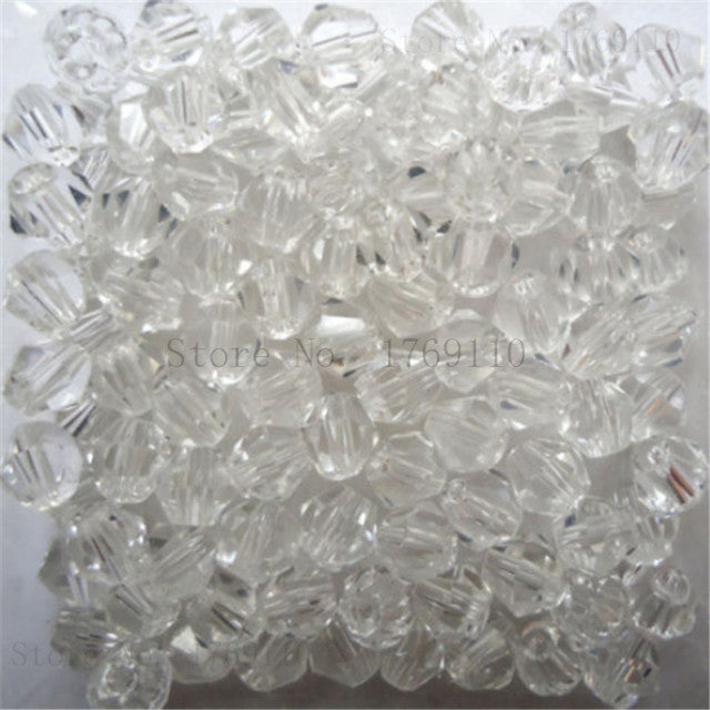 Isywaka Sale U Pick Color 3mm 4mm 6mm 8mm Bicone Austria Crystal Bead charm Glass Bead Loose Spacer Bead for DIY Jewelry Making