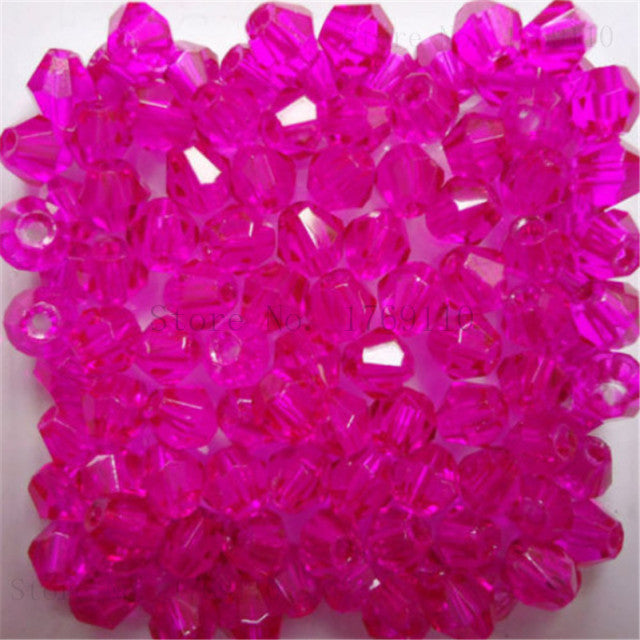 Isywaka Sale U Pick Color 3mm 4mm 6mm 8mm Bicone Austria Crystal Bead charm Glass Bead Loose Spacer Bead for DIY Jewelry Making