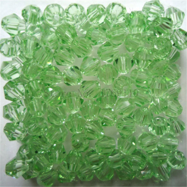 Isywaka Sale U Pick Color 3mm 4mm 6mm 8mm Bicone Austria Crystal Bead charm Glass Bead Loose Spacer Bead for DIY Jewelry Making