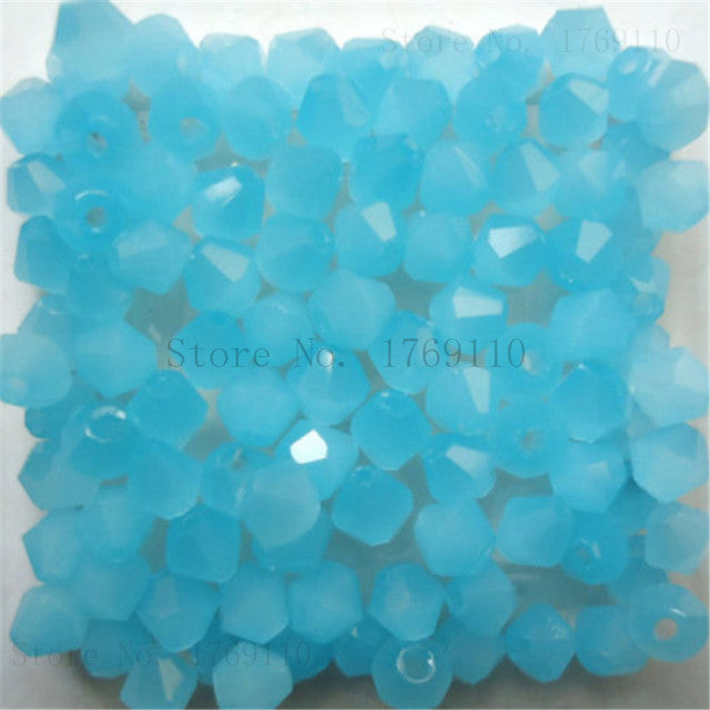 Isywaka Sale U Pick Color 3mm 4mm 6mm 8mm Bicone Austria Crystal Bead charm Glass Bead Loose Spacer Bead for DIY Jewelry Making