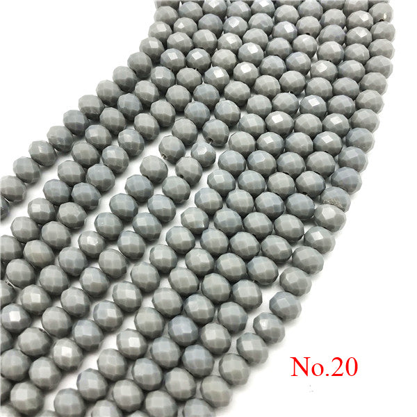 3x4mm/4x6mm/6x8mm Crystal Rondel Beads Wheel Faceted Glass Beads for Jewelry Making Diy Jewelry Accessories Jewelry Findings