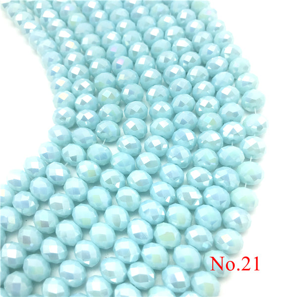 3x4mm/4x6mm/6x8mm Crystal Rondel Beads Wheel Faceted Glass Beads for Jewelry Making Diy Jewelry Accessories Jewelry Findings