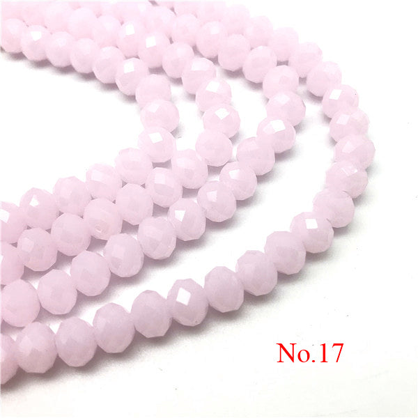 3x4mm/4x6mm/6x8mm Crystal Rondel Beads Wheel Faceted Glass Beads for Jewelry Making Diy Jewelry Accessories Jewelry Findings