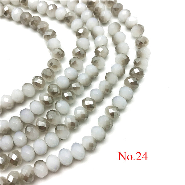 3x4mm/4x6mm/6x8mm Crystal Rondel Beads Wheel Faceted Glass Beads for Jewelry Making Diy Jewelry Accessories Jewelry Findings