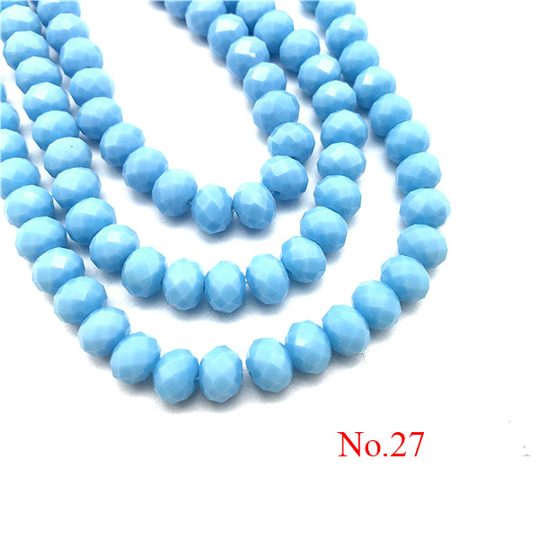 3x4mm/4x6mm/6x8mm Crystal Rondel Beads Wheel Faceted Glass Beads for Jewelry Making Diy Jewelry Accessories Jewelry Findings