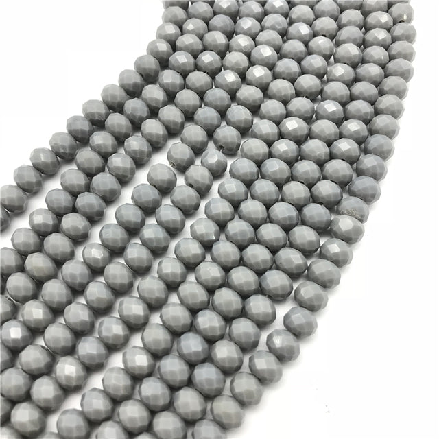 2mm/4mm/ 6mm/8mm Crystal Rondel Beads Wheel Faceted Glass Beads for Jewelry Making Diy Jewelry Accessories Jewelry Findings