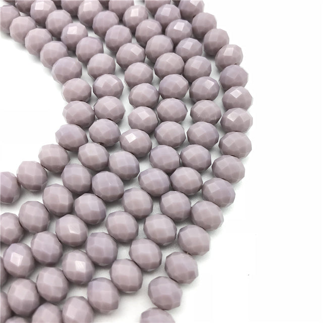 2mm/4mm/ 6mm/8mm Crystal Rondel Beads Wheel Faceted Glass Beads for Jewelry Making Diy Jewelry Accessories Jewelry Findings