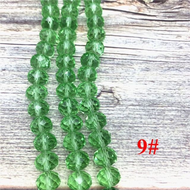 2x3mm/3x4mm/4x6mm Crystal Rondel Beads Faceted Glass Beads For Jewelry Making DIY Female Bracelet Necklace Jewelry