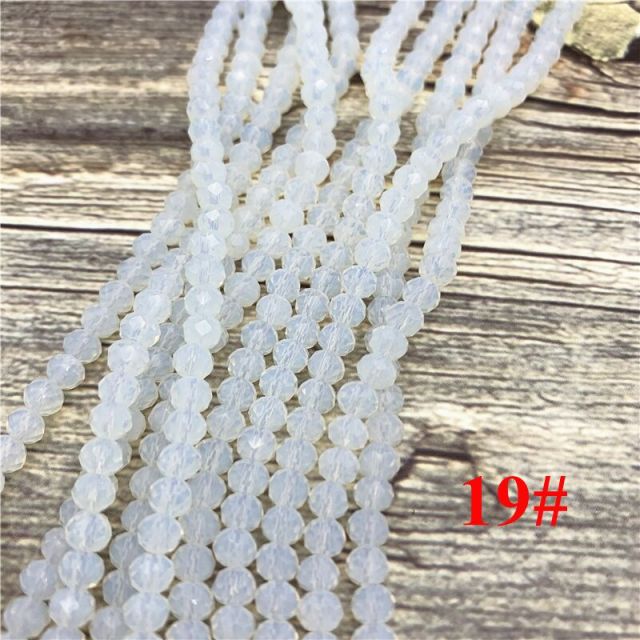 2x3mm/3x4mm/4x6mm Crystal Rondel Beads Faceted Glass Beads For Jewelry Making DIY Female Bracelet Necklace Jewelry