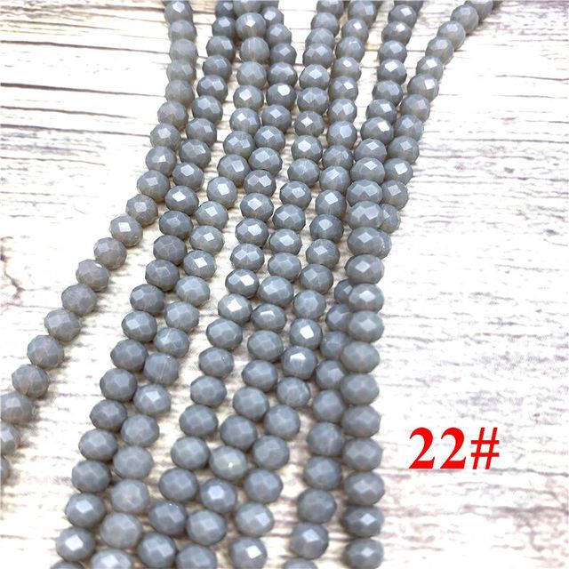 2x3mm/3x4mm/4x6mm Crystal Rondel Beads Faceted Glass Beads For Jewelry Making DIY Female Bracelet Necklace Jewelry