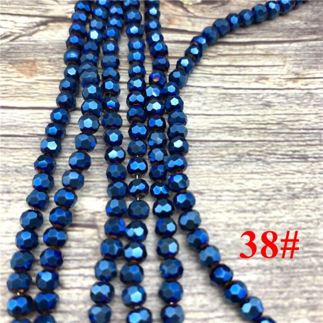 2x3mm/3x4mm/4x6mm Crystal Rondel Beads Faceted Glass Beads For Jewelry Making DIY Female Bracelet Necklace Jewelry