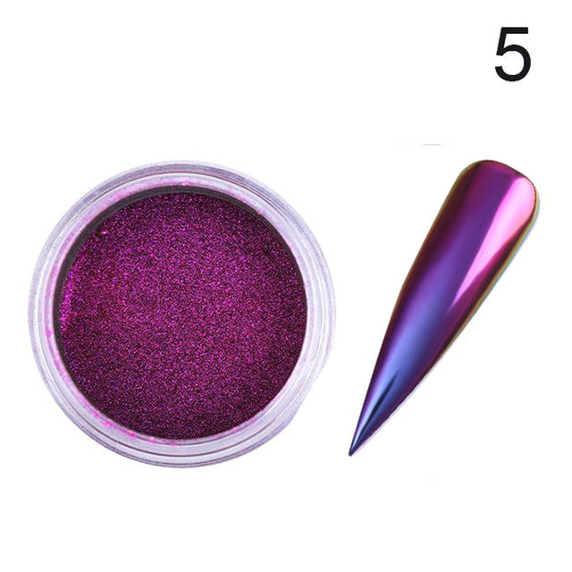 Gold Silver Mirror Powder Nail Art Glitter Rose Gold Champange UV Gel Polish Chrome Dust Metallic Effect Pigment Decoration