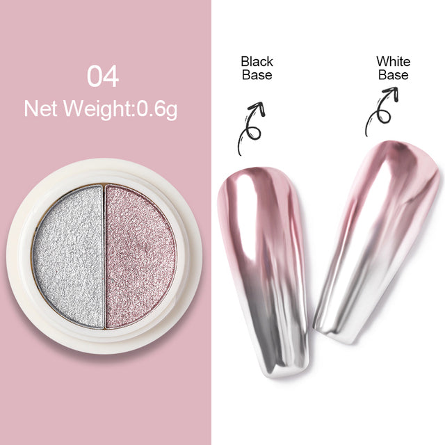 Gold Silver Mirror Powder Nail Art Glitter Rose Gold Champange UV Gel Polish Chrome Dust Metallic Effect Pigment Decoration