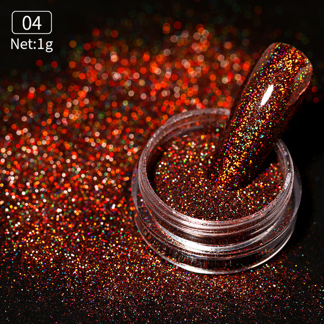 Gold Silver Mirror Powder Nail Art Glitter Rose Gold Champange UV Gel Polish Chrome Dust Metallic Effect Pigment Decoration