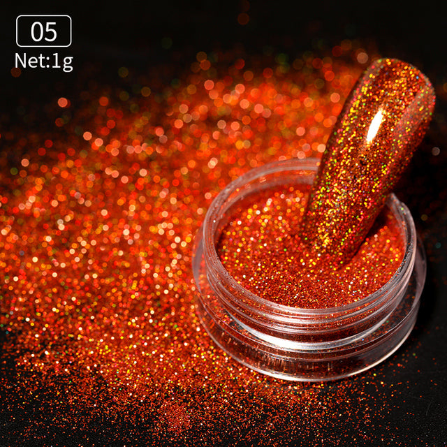 Gold Silver Mirror Powder Nail Art Glitter Rose Gold Champange UV Gel Polish Chrome Dust Metallic Effect Pigment Decoration